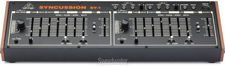 Behringer Syncussion SY-1 Dual-channel Analog Percussion Synthesizer