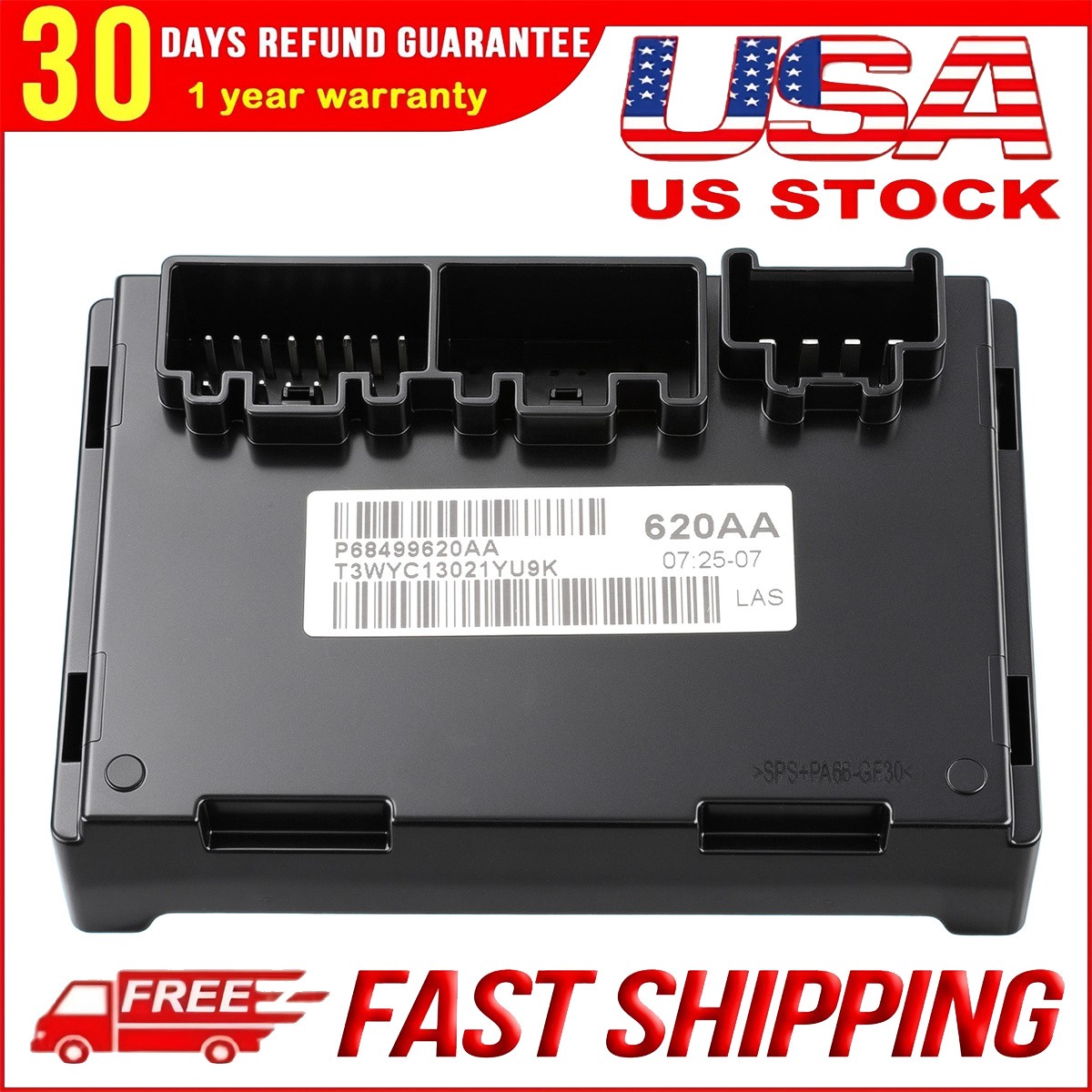 Transfer Case Control Module 68499620AA 68499620AB 2021 2022 2023 2024 2025