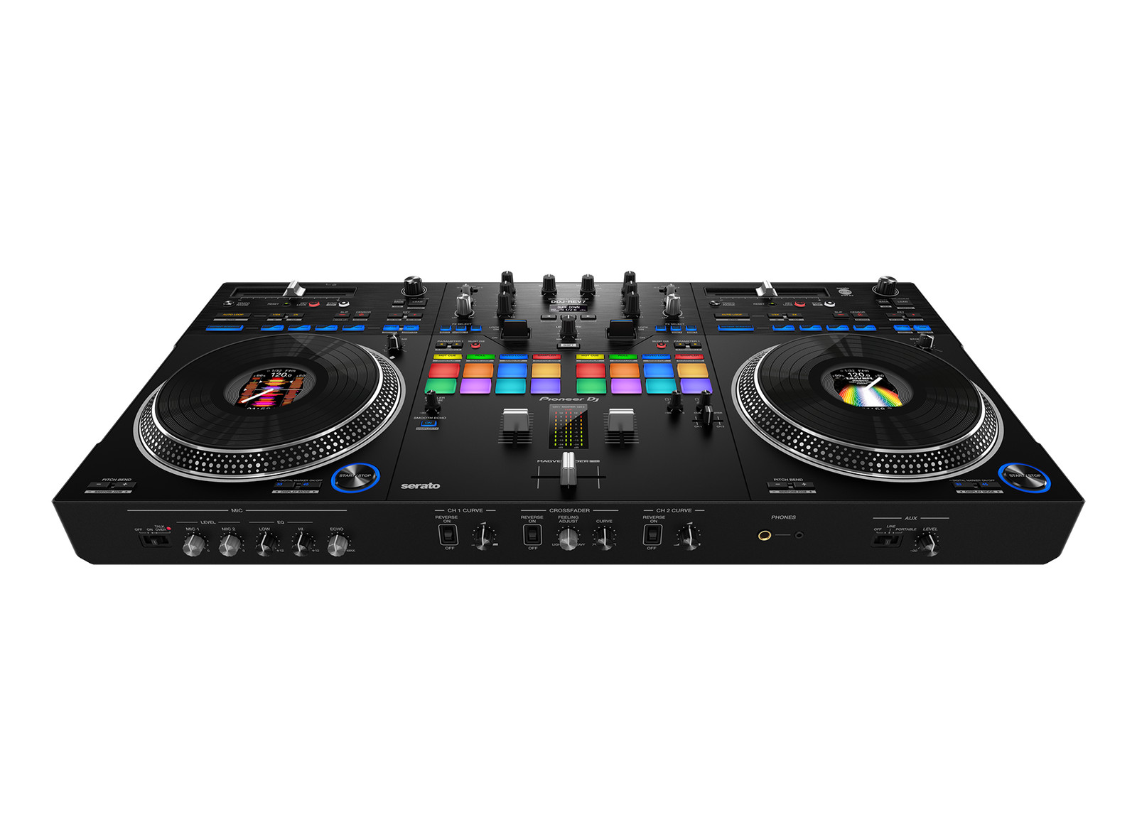 Pioneer DJ DDJ-REV7 Black DJ Controller with BL Case