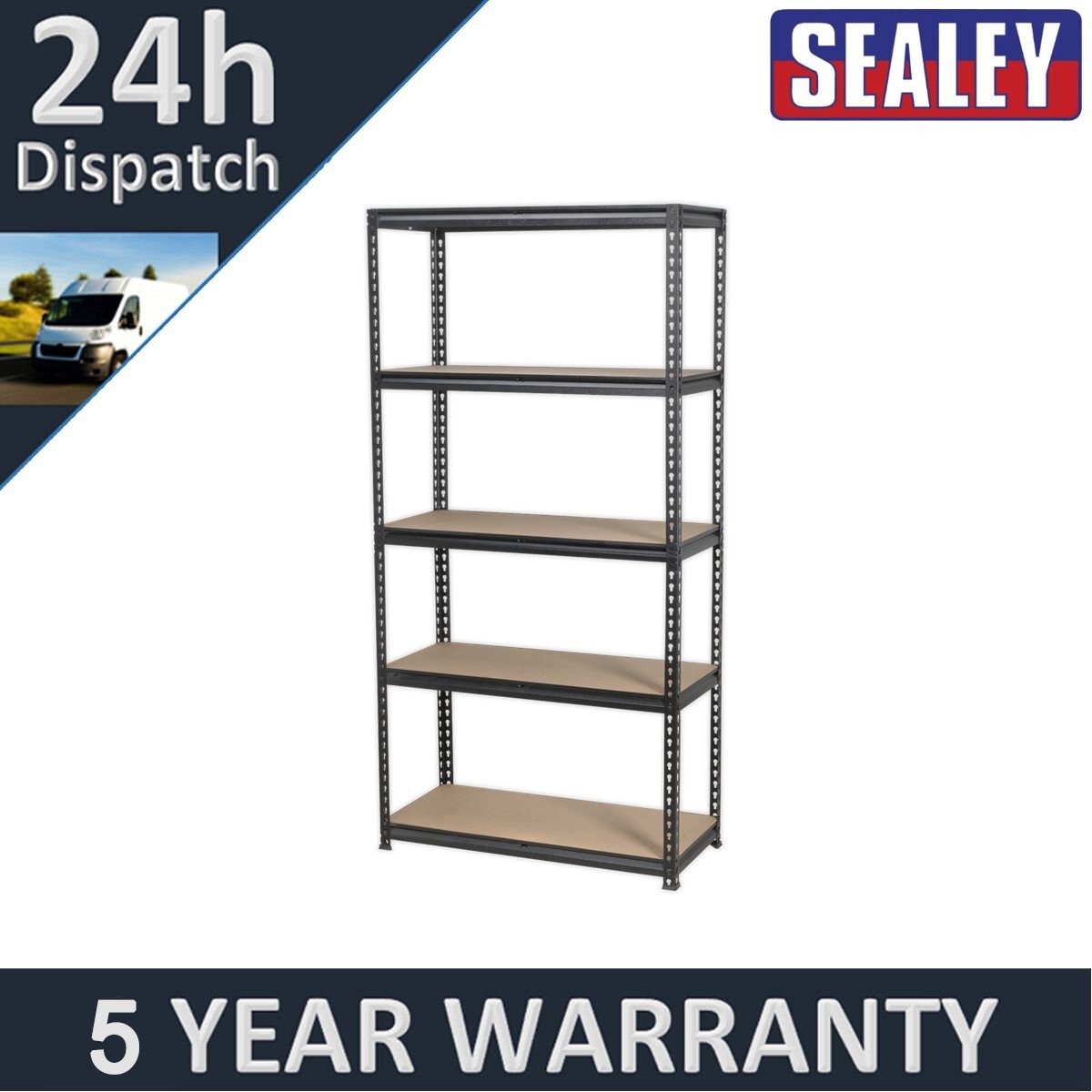Sealey 5-Level Racking Unit 200kg Capacity Per Level AP7200