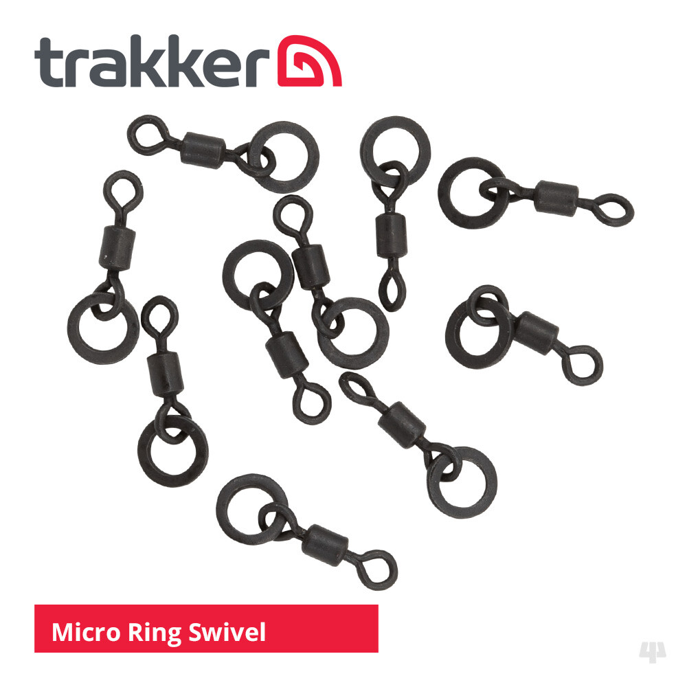 Trakker Micro Ring Swivels - Carp Barbel Bream Coarse Fishing Terminal Tackle