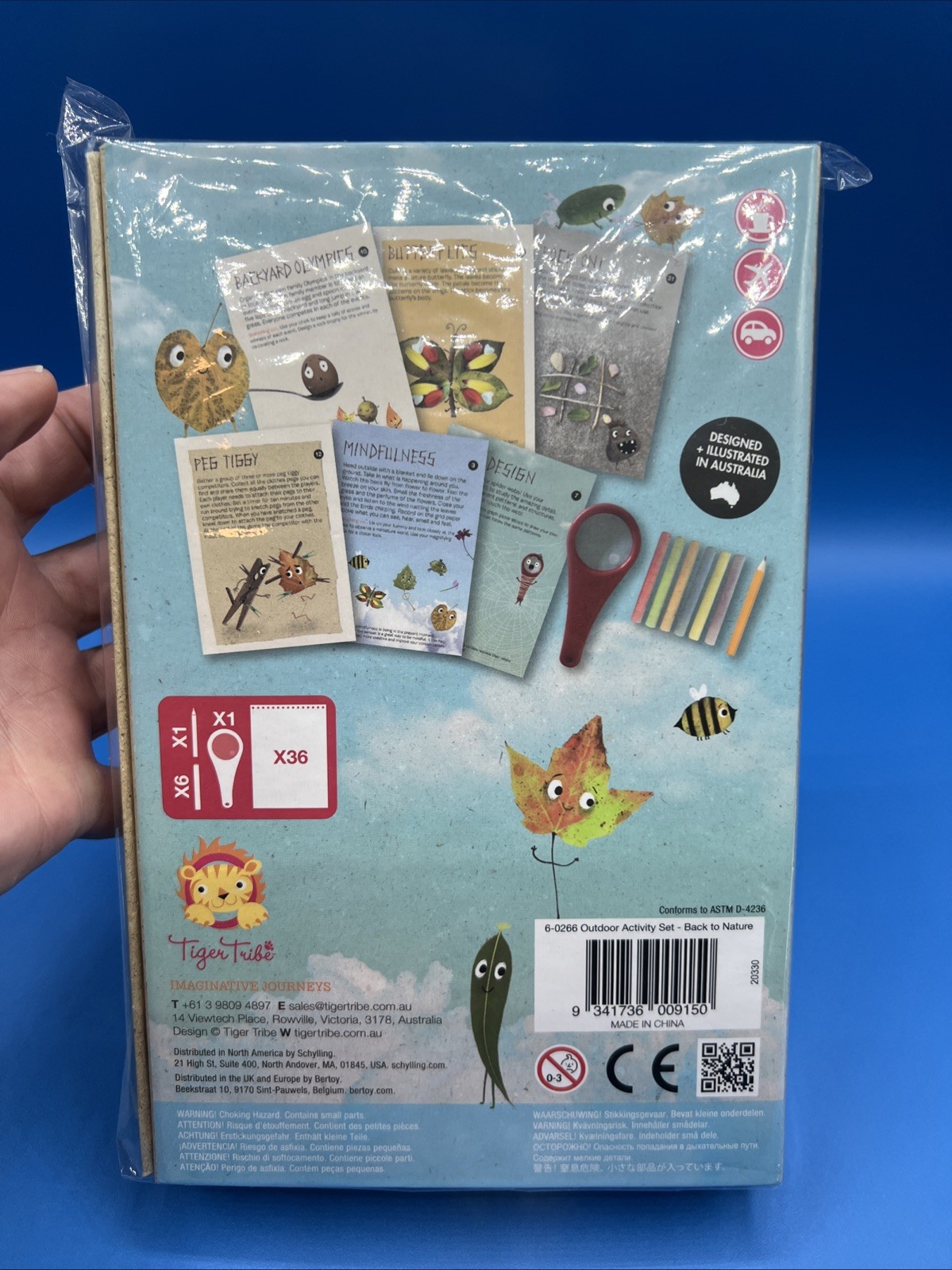 Tiger Tribe Outdoor Activity Set Back to Nature & 2 Activity / Puzzle Books