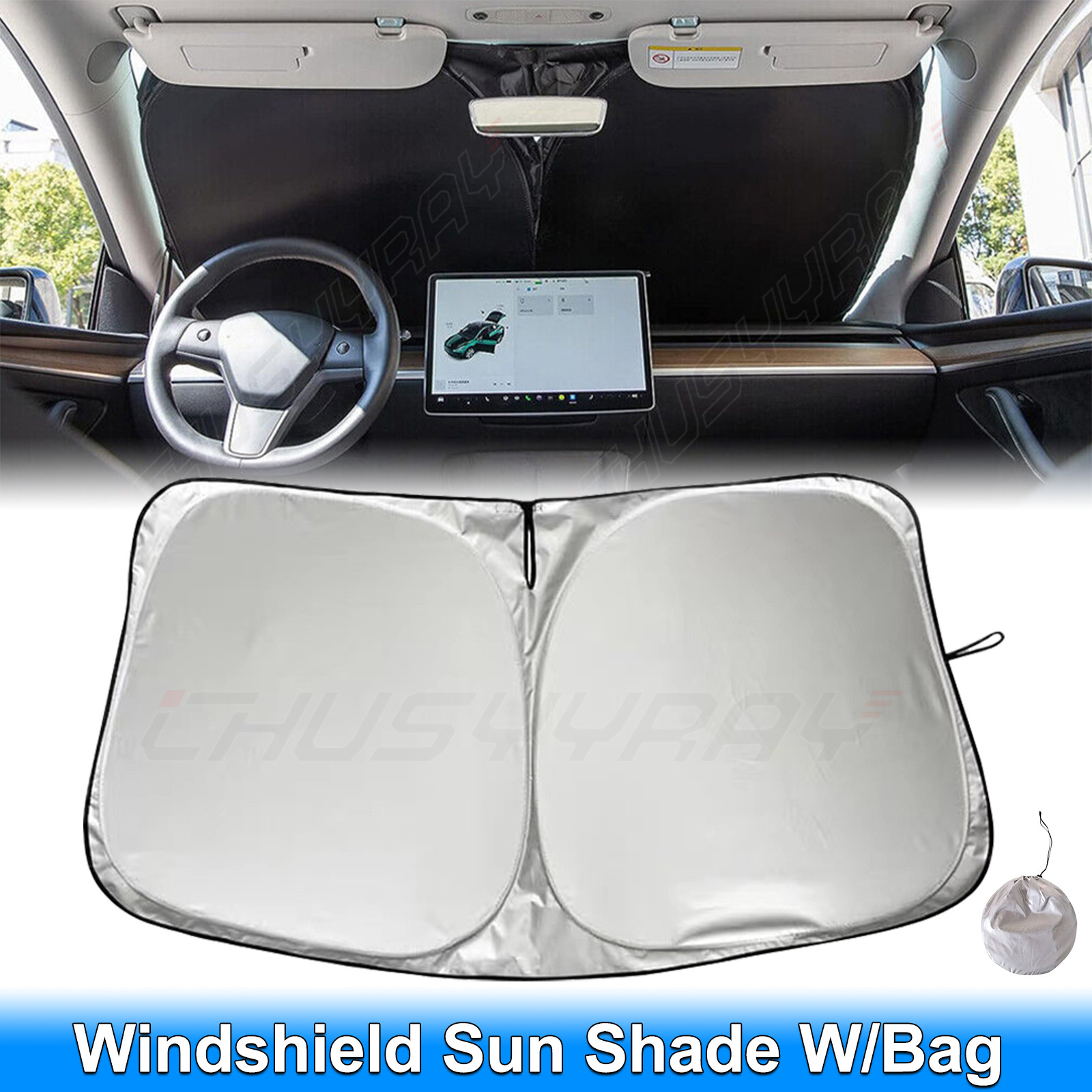 FOR Toyota Highlander Windshield Sun Shade Front Window Cover Visor UV Protector