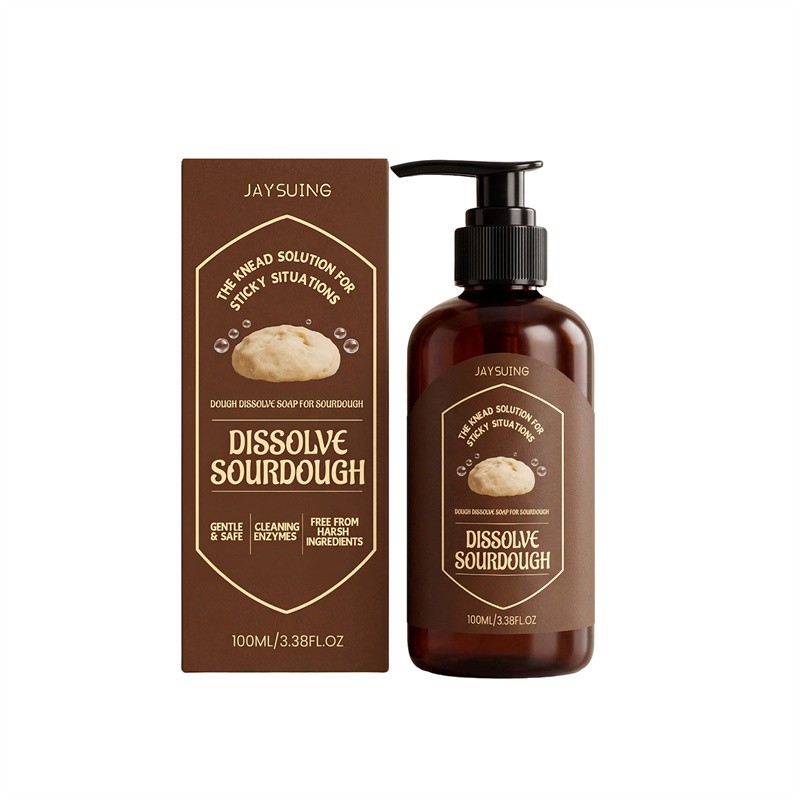 Dough Cleaner Soap for Sourdough, Enzyme Powered Dissolve Cleaning for Kitchen
