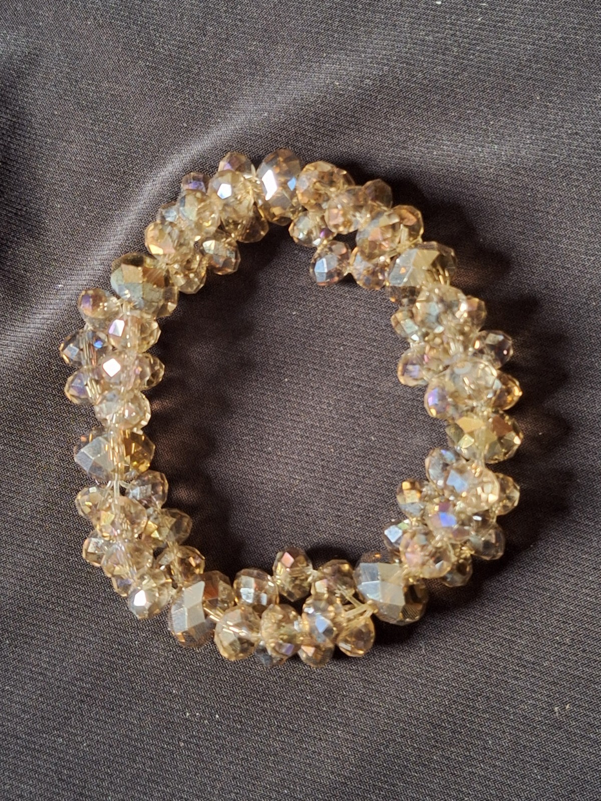 Crystal Beaded Stretch Bracelet
