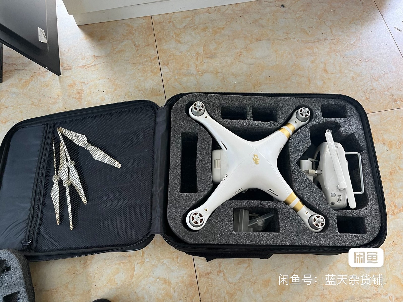DJI Phantom 3 4K (model W325) camera with full frame mount