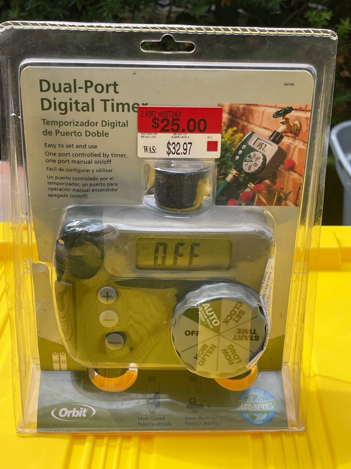 Orbit Dual-Port Digital Timer Model 56159-03