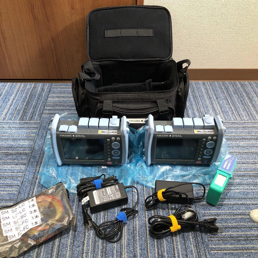 YOKOGAWA AQ1100 OLTS Optical Loss Test Set Power Meter Calibrated Tested Japan