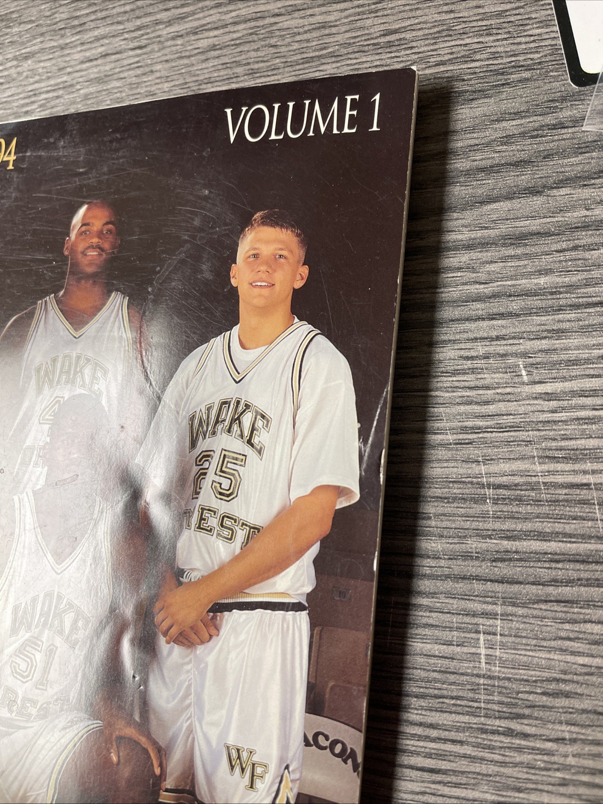 1993-94 Wake Forest Basketball Outside Program Vol 1 Tim Duncan Freshman First