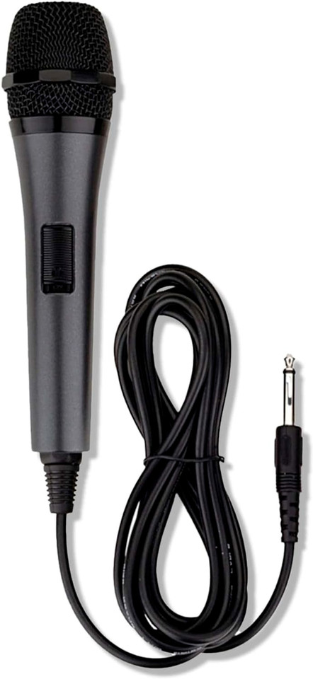 Wired Microphone for Karaoke, (Black) - Unidirectional Dynamic Vocal Microphone