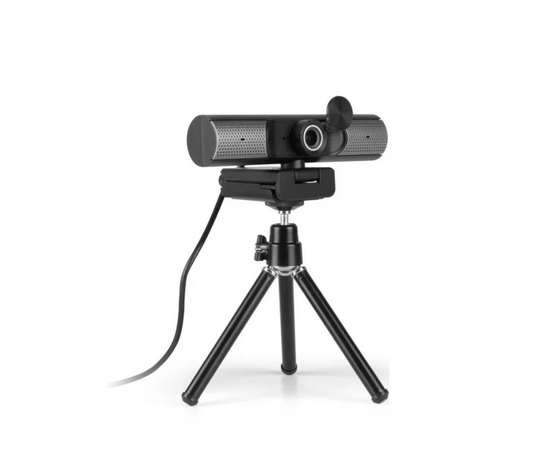 Webcam with Microphone and Speaker, 1080P Web Camera for Desktop Computer Laptop