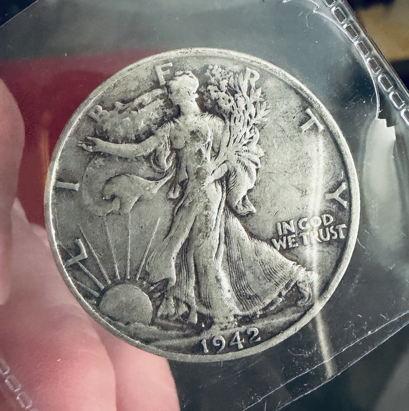 1942 Liberty Walking Half Dollar Silver 50C San Francisco Mint