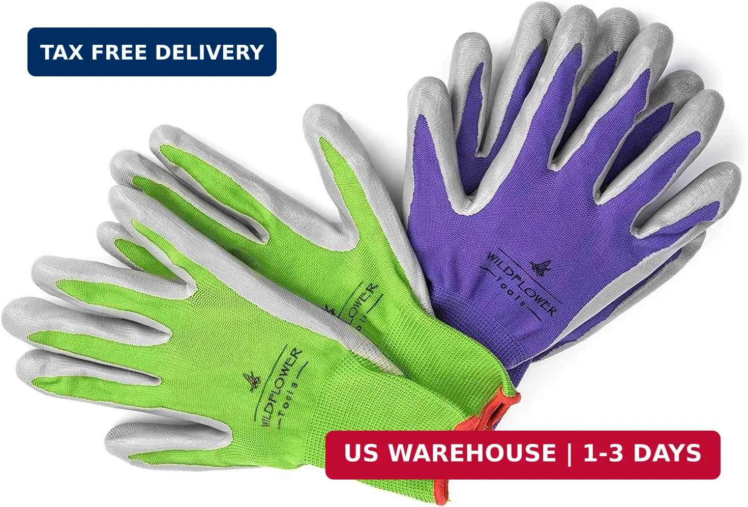 Gardening Gloves for Women and Men - Nitrile Coating for Protection