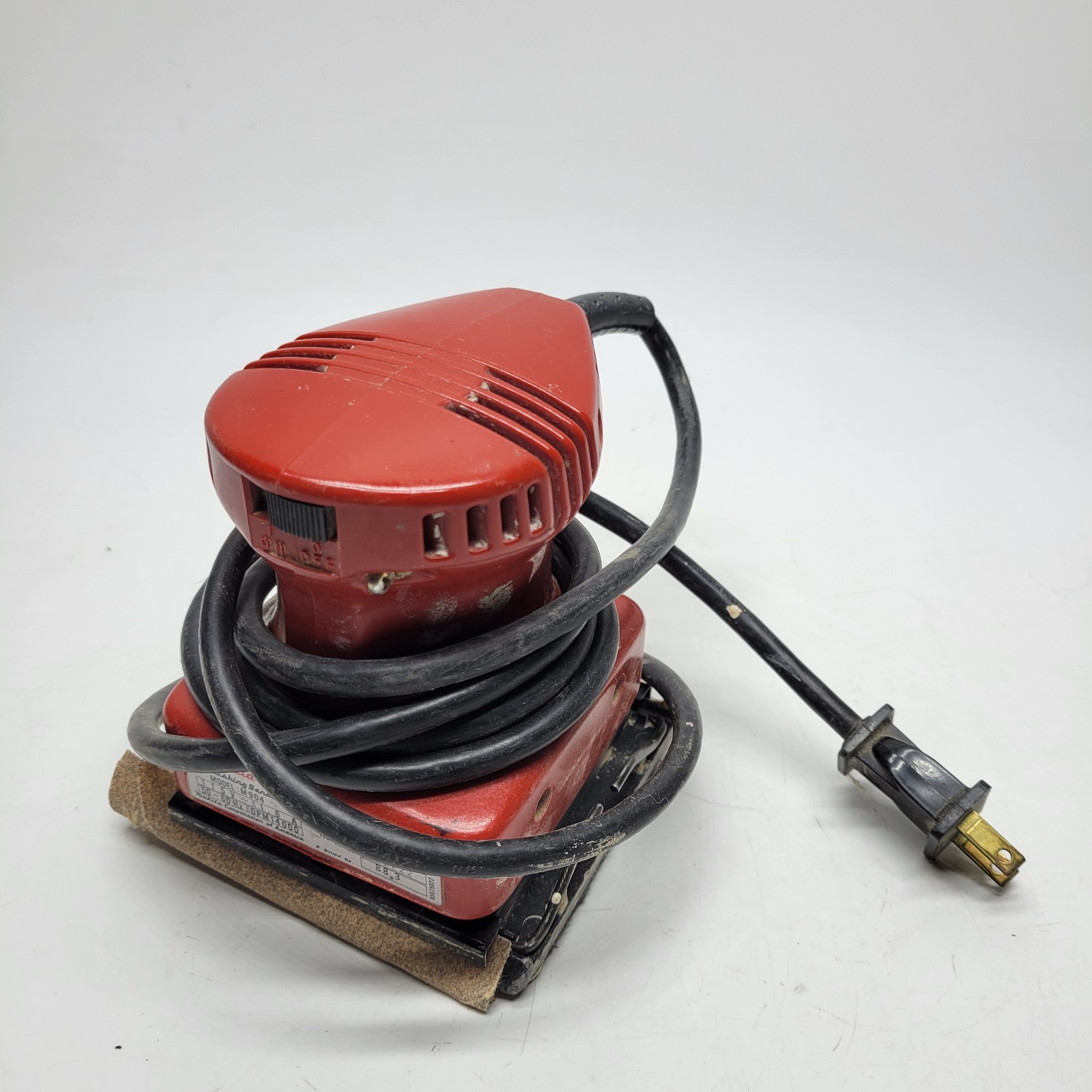 Makita Finishing Sander Model M904 Red Corded Carpentry Woodworking