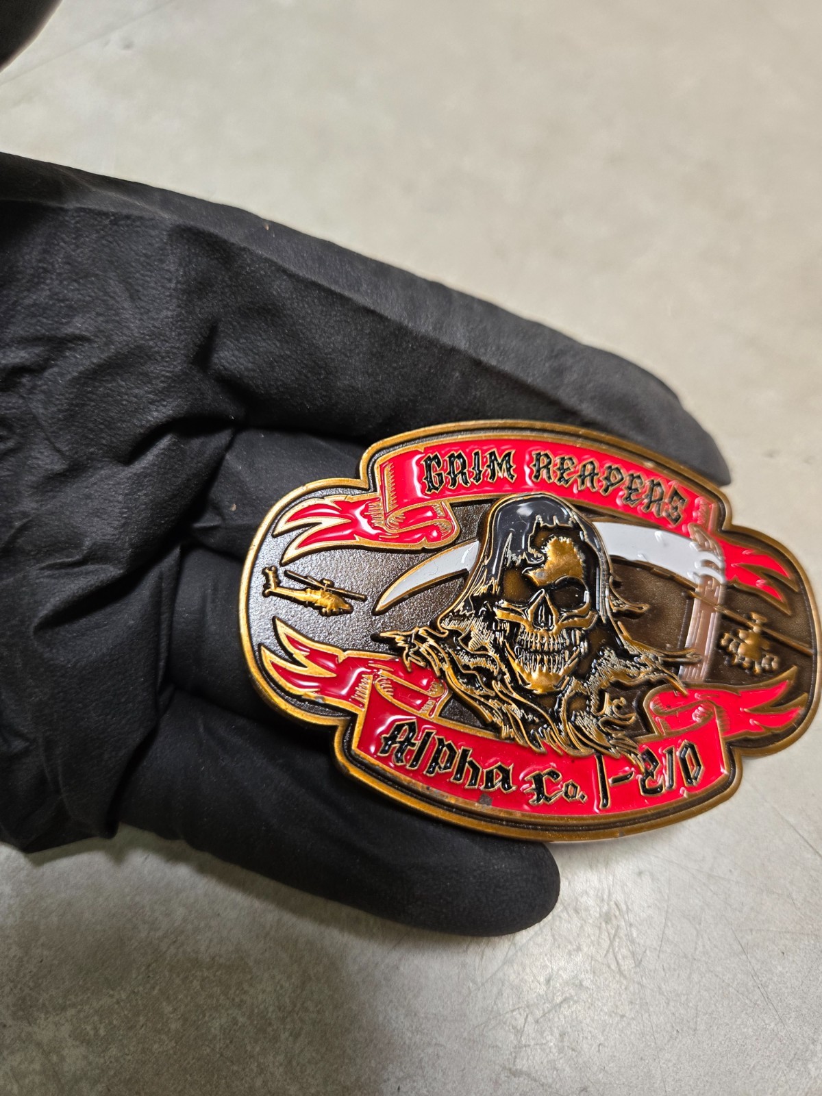 Grim Reapers Alpha Co Challenge Coin