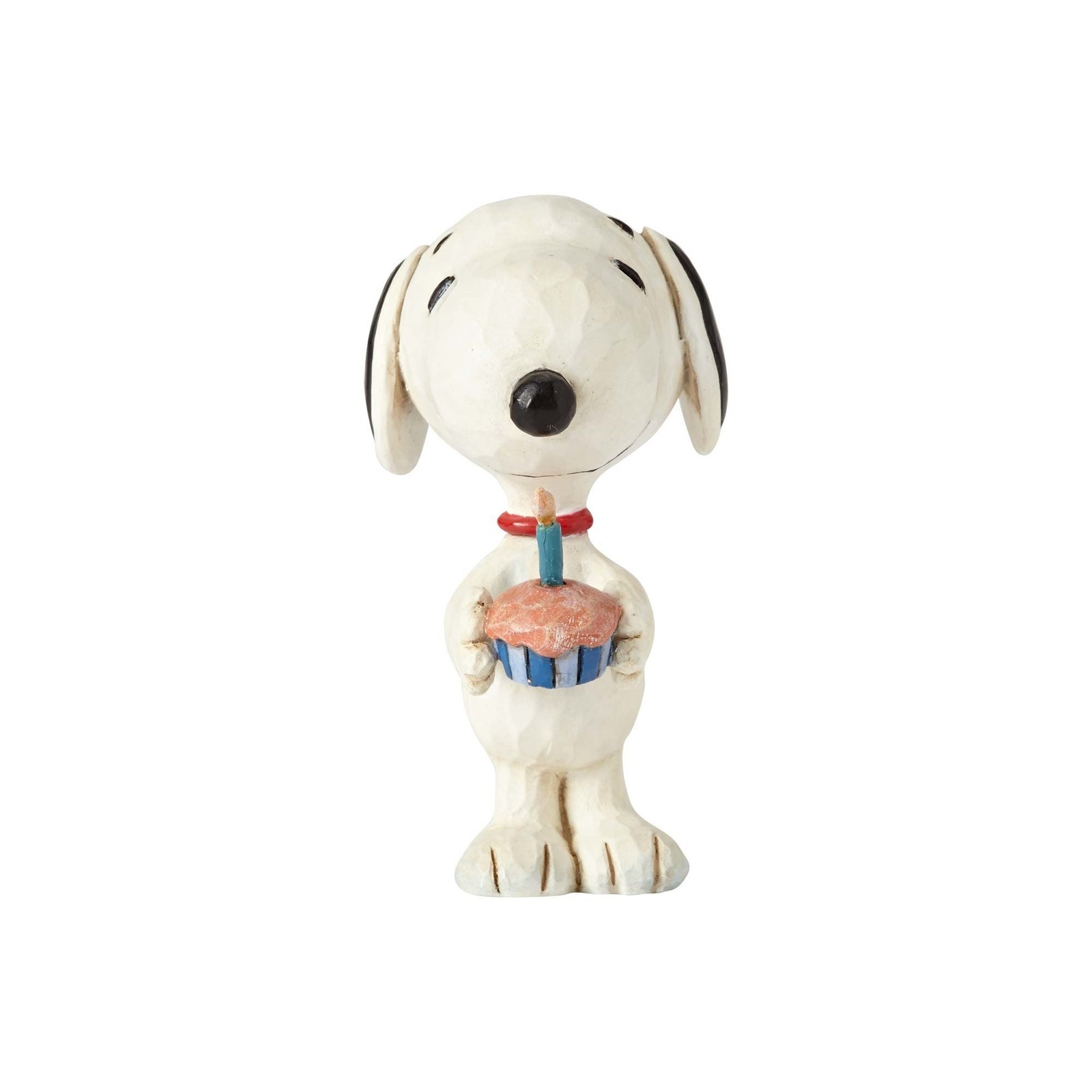 Jim Shore Peanuts Snoopy Birthday Mini Figurine Cupcake 6008973