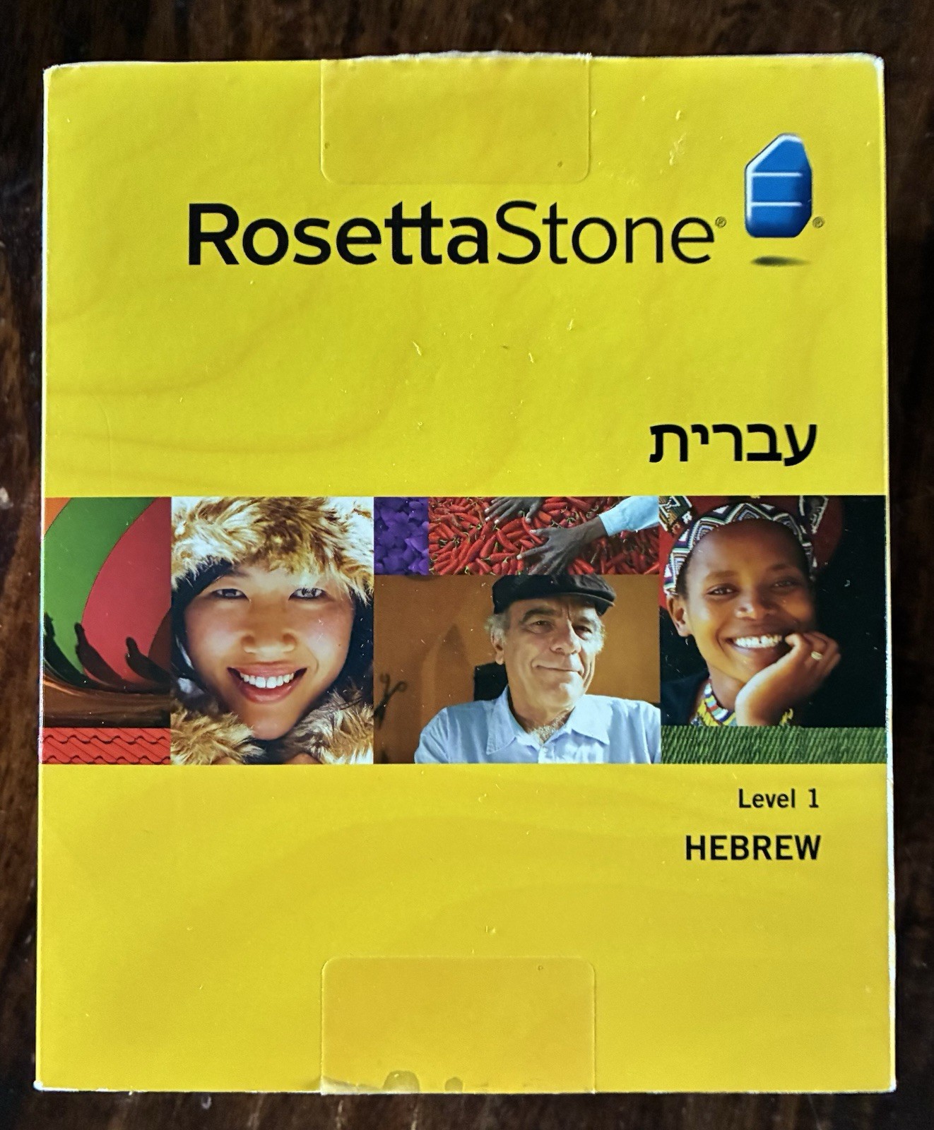 Rosetta Stone Hebrew Level 1 Complete Set Discs 1-4 Version 4 Windows & Mac