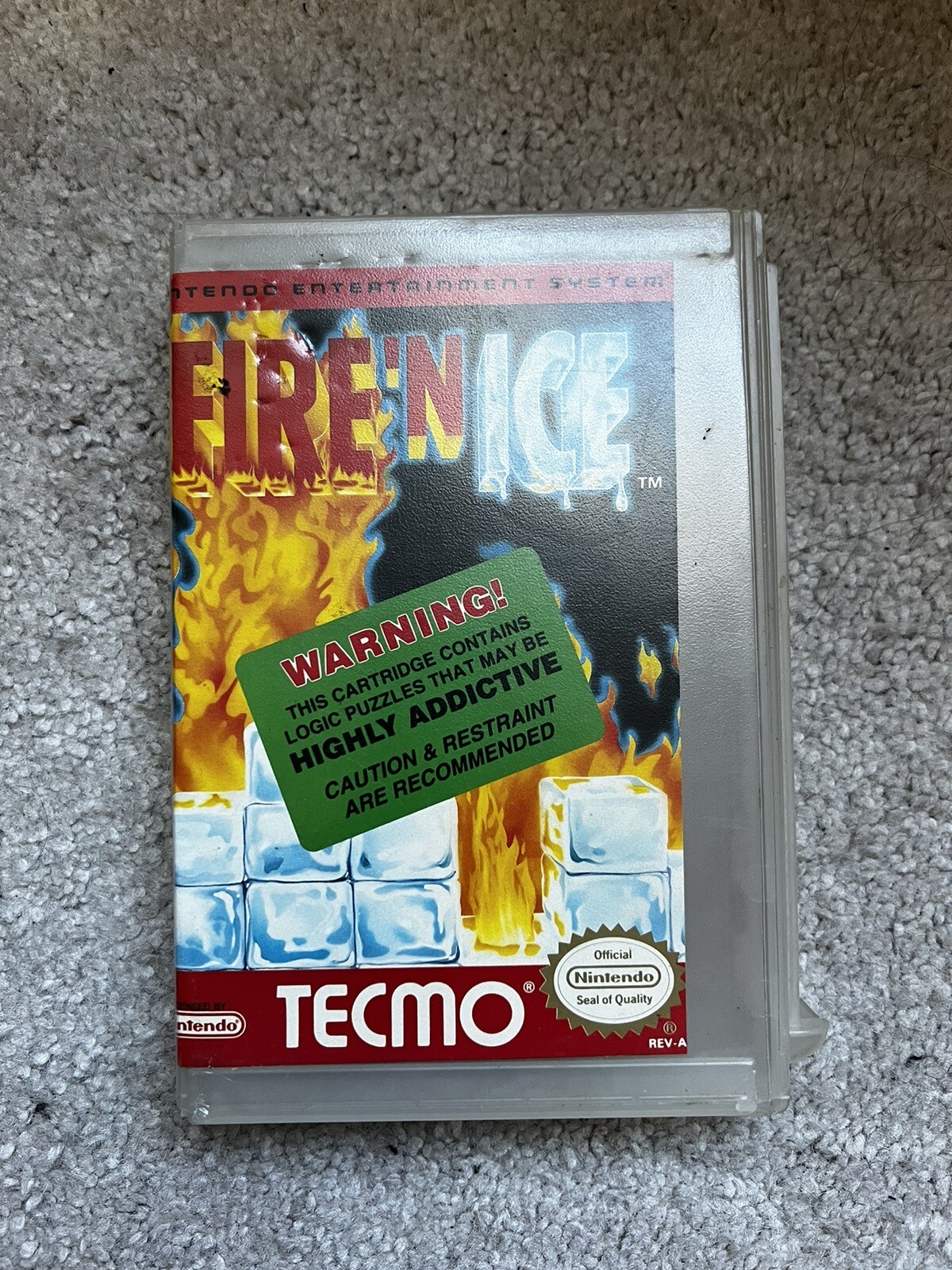 Fire 'N Ice (Nintendo Entertainment System, 1993) Cut Box Only
