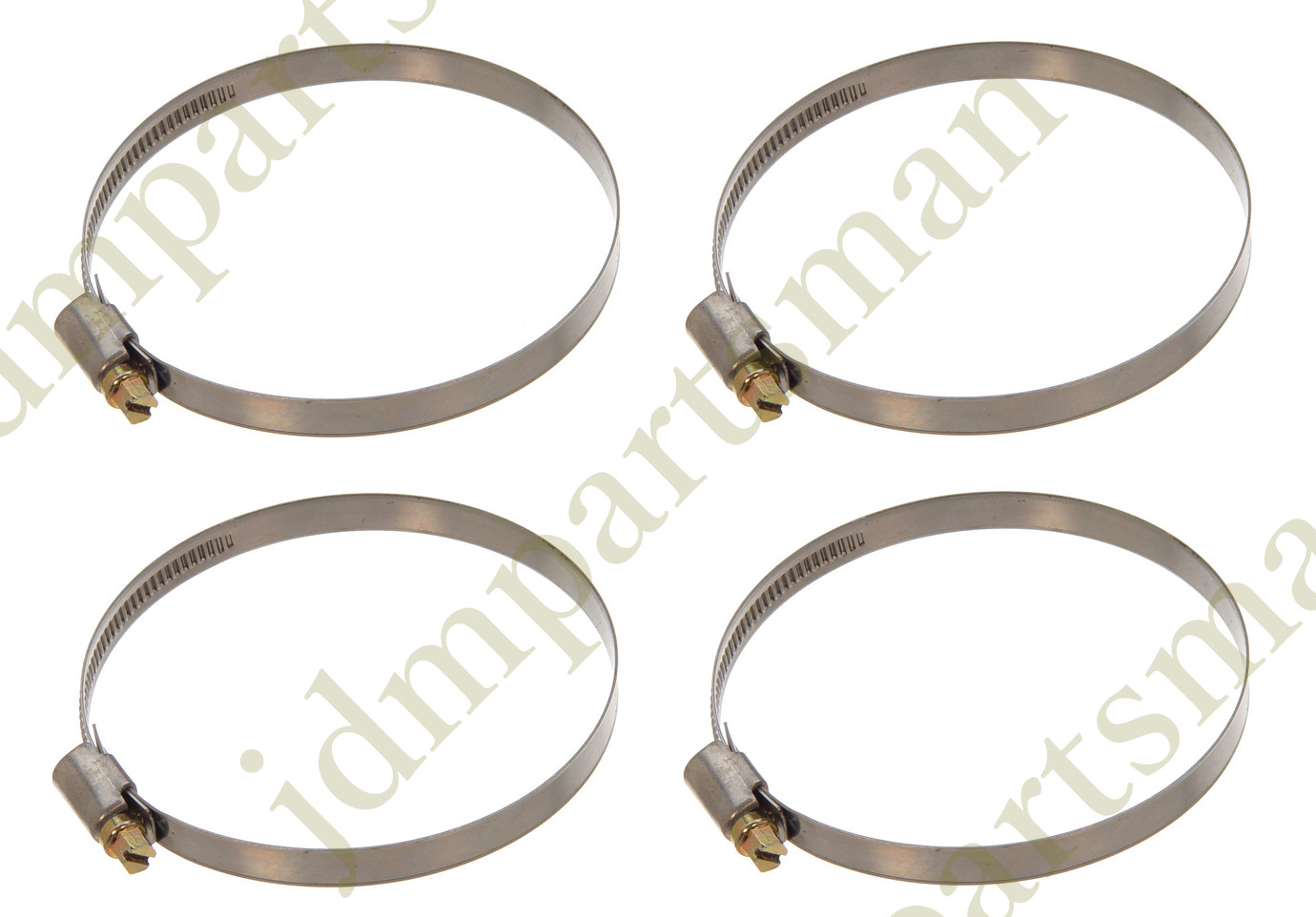 Narrow Band 9mm Steel Hose Clamp 80-100mm  Made in Germany Pack of 4  HC80-100/9