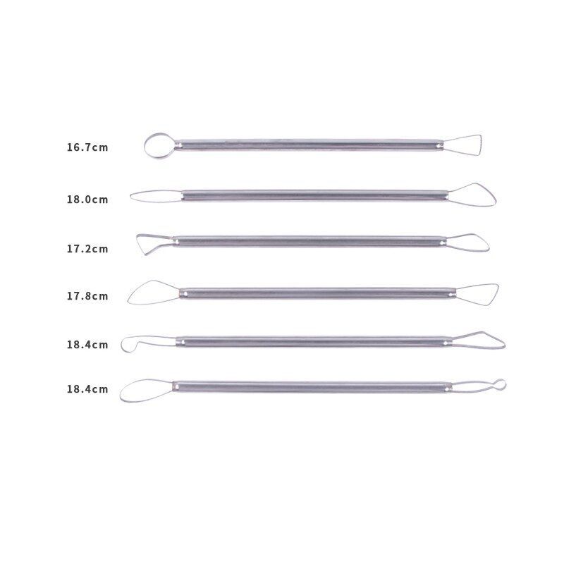 Pottery Sculpting Tools- Stainless Steel Wire End Loop Carved Clay Modeling Tool