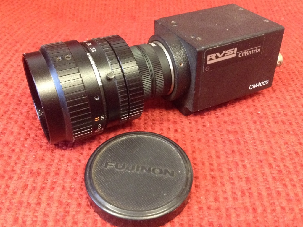 RVSI - Camera, Model CM4000, with a FUJINON TV Lens- 1:1.7 / 35,Model #HF35A-2M1