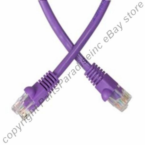 Lot15 PURE COPPER! (notCCA!) 15ft RJ45 Cat5 Ethernet Cable/Cord/Wire {PURPLE {F
