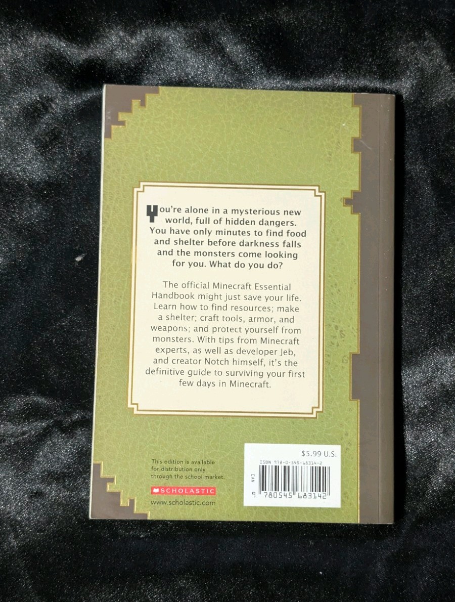 Scholastic Minecraft Essential Handbook Strategy Guide V
