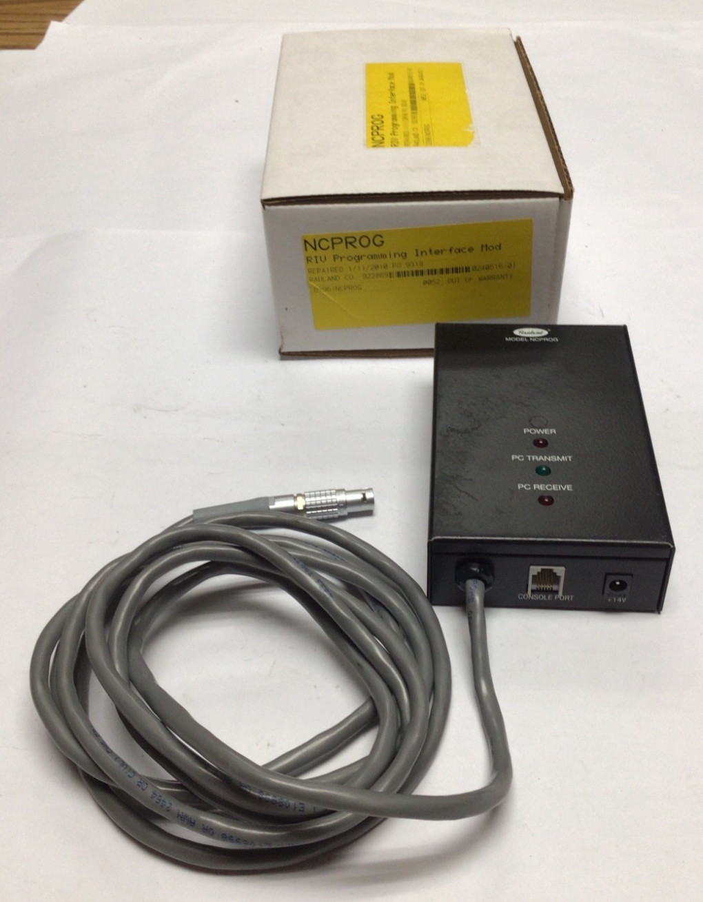 Rauland NCPROG RIV PROGRAMMING INTERFACE MOD used