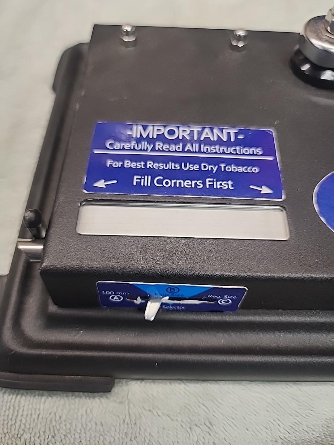Manual Cigarette Rolling Machine Used Working Smooth All 3 Sizes