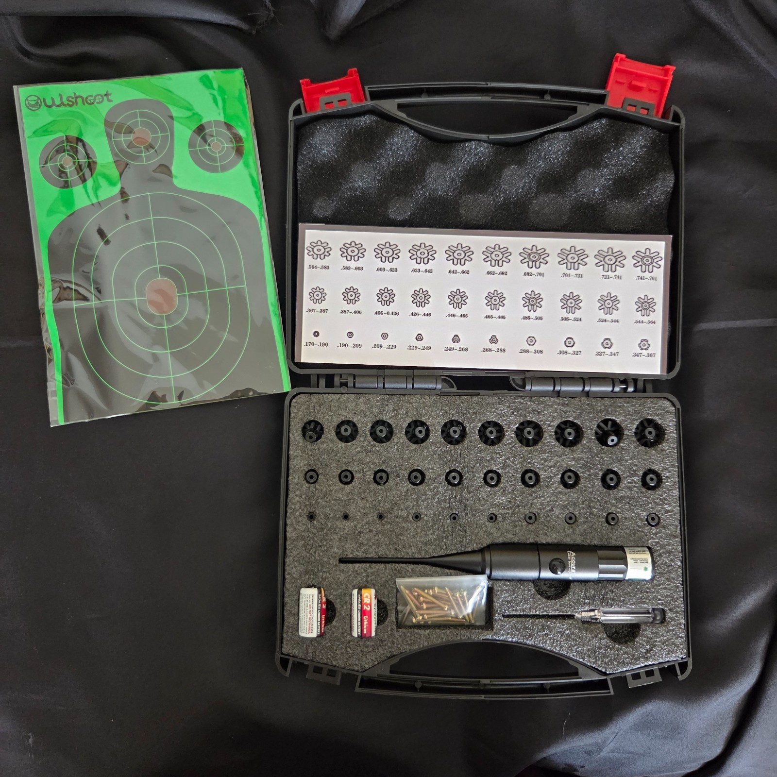 NEW! Owlshoot Green Laser Bore Sighter Kit Pro Version .17~12GA