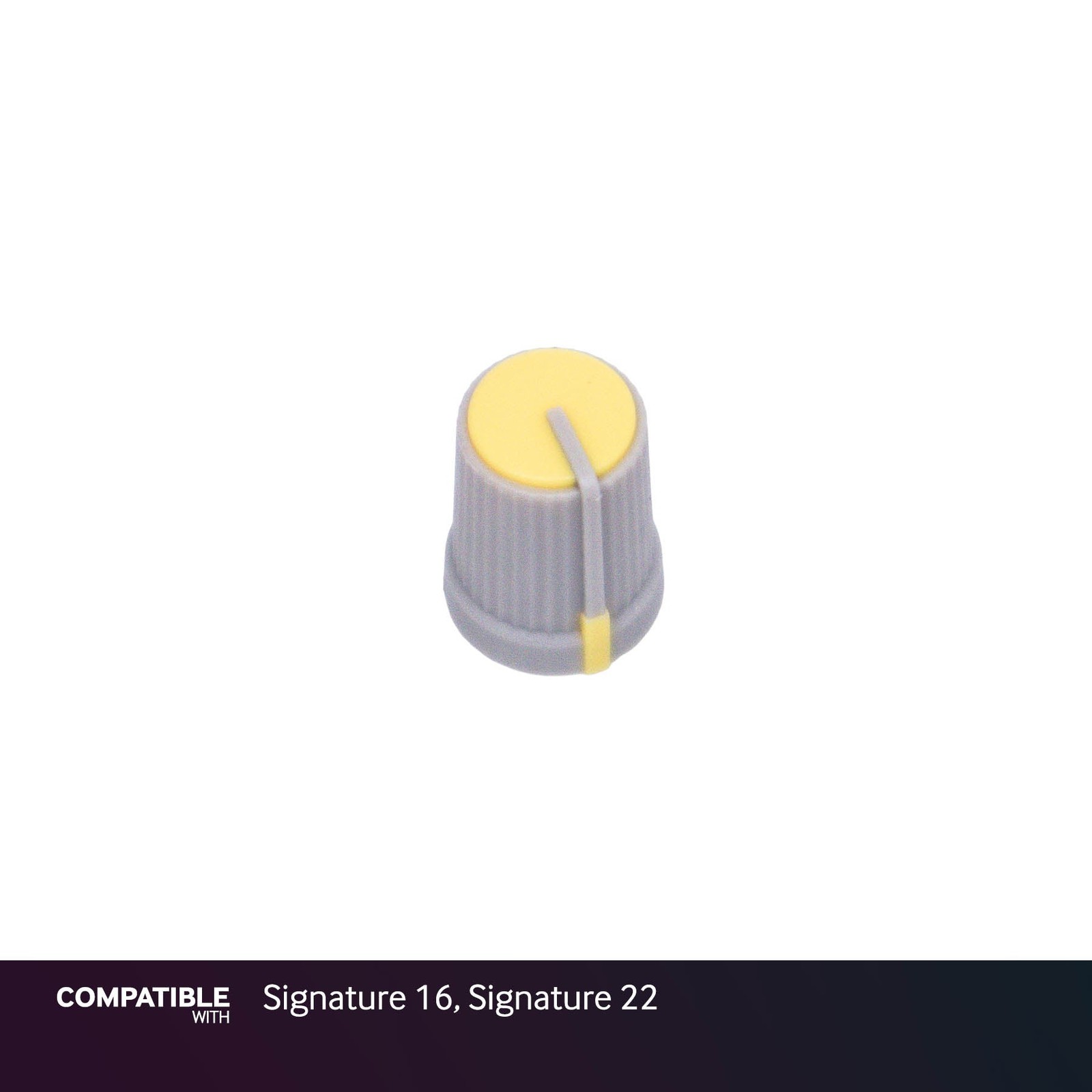 Soundcraft Yellow Knob with Line for Signature 16, Signature 22