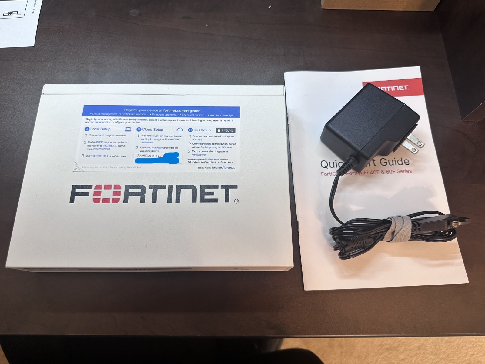 Fortinet FortiGate FG-40F Next Generation Firewall Factory Reset Tested Mint