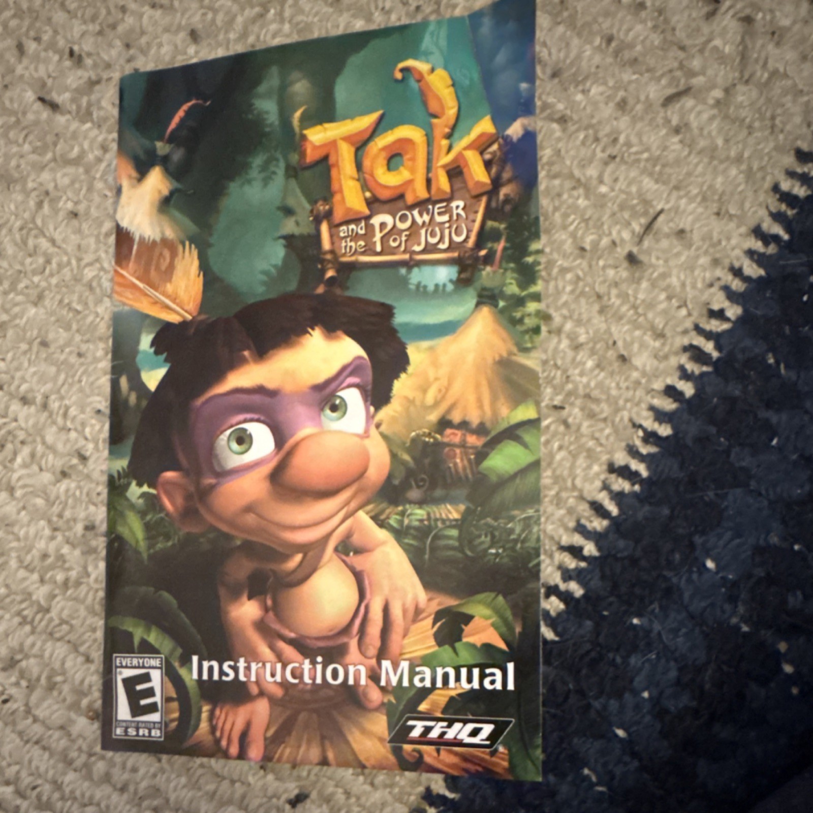 THQ Tak and the Power of Juju Original Manual PlayStation 2, English
