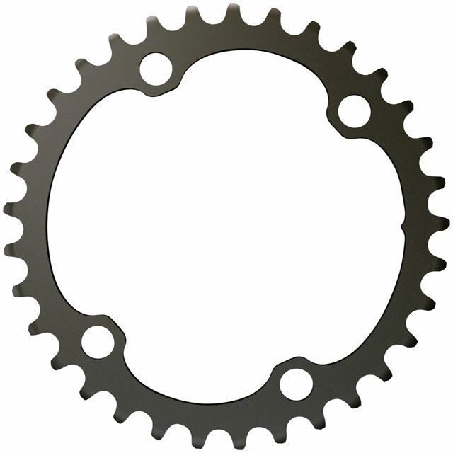 SRAM Force 2x12-Speed Inner Chainring - 35t 107 BCD 4-Bolt Blast Black For