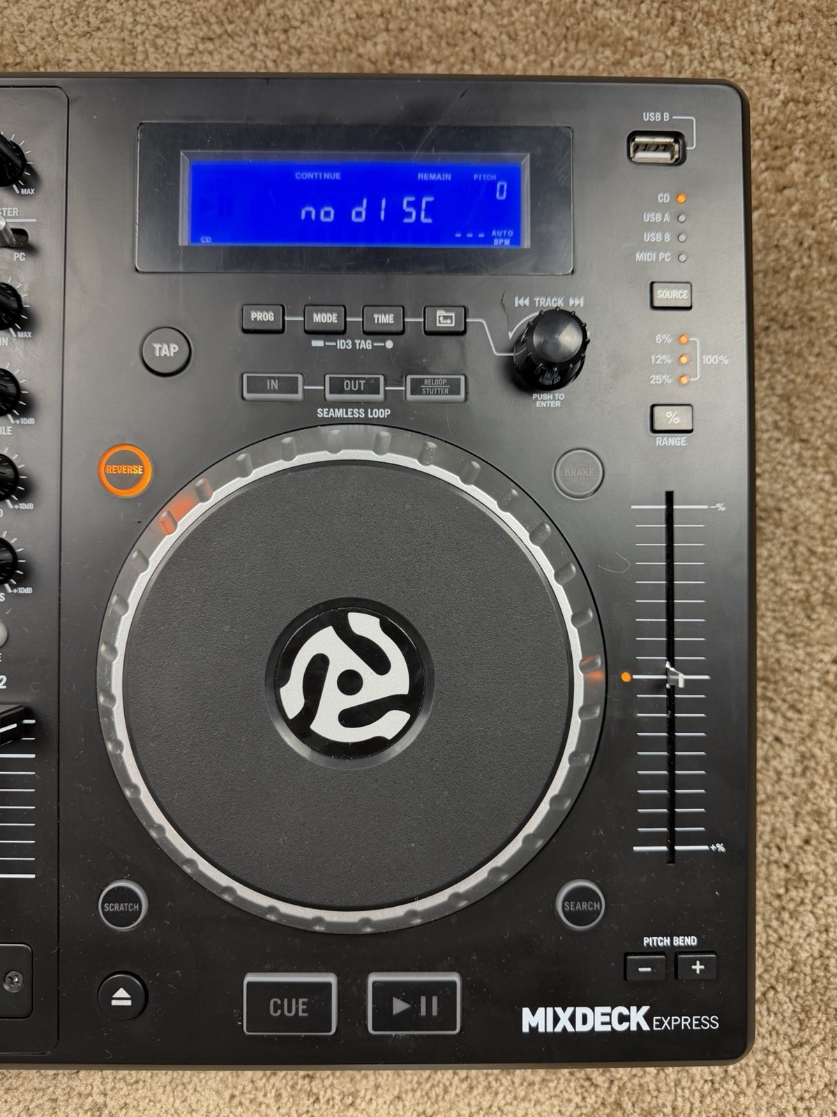 Numark MIXDECK EXPRESS DJ Controller