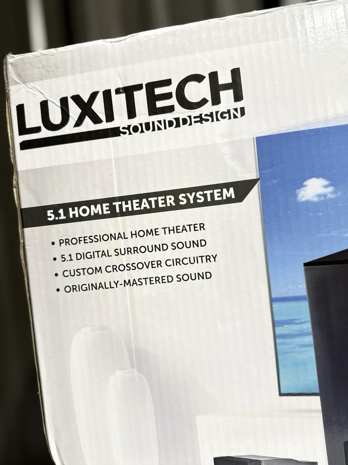 Luxitech L-88 5.1 Home Theater System 1500W HDTV Surround w/Subwoofer