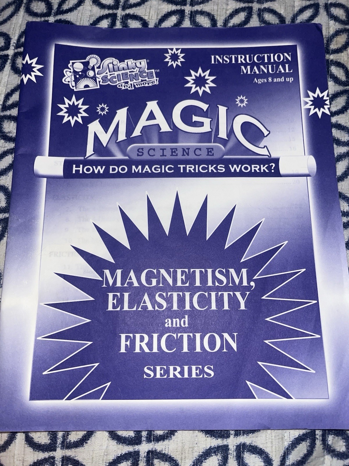 Slinky Science Magic tricks Manual Only For The Magic Kit
