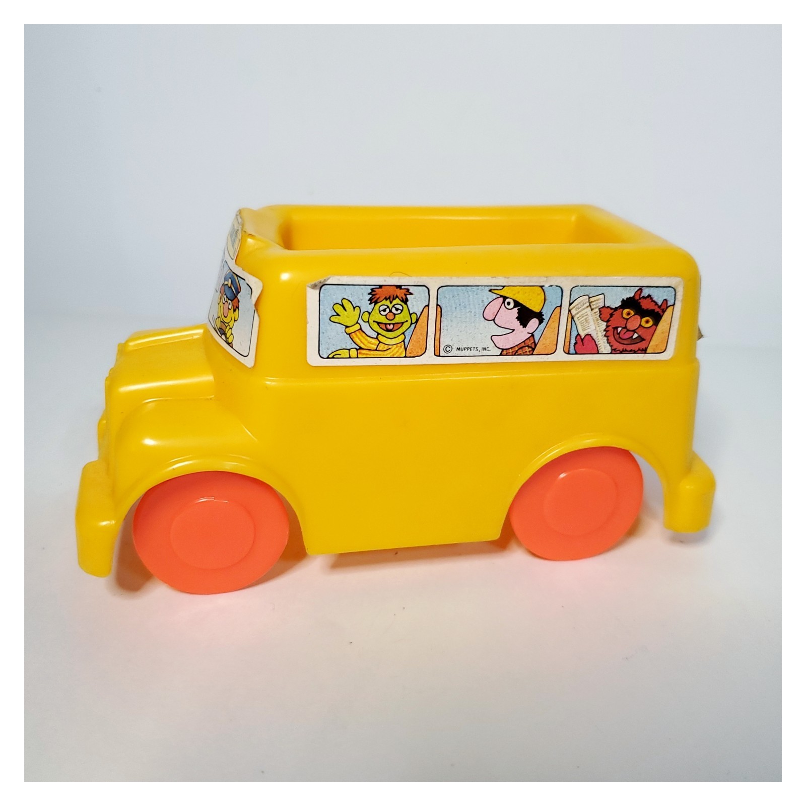 Vintage 1980 Kenner Sesame Street Play-Doh 5" School Bus