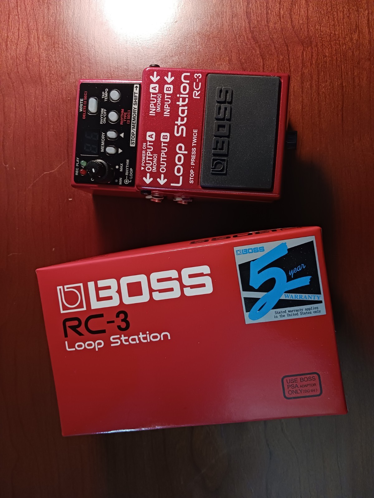 BOSS RC-3 Loop Station - Looper Pedal - New Old Stock - Never Used