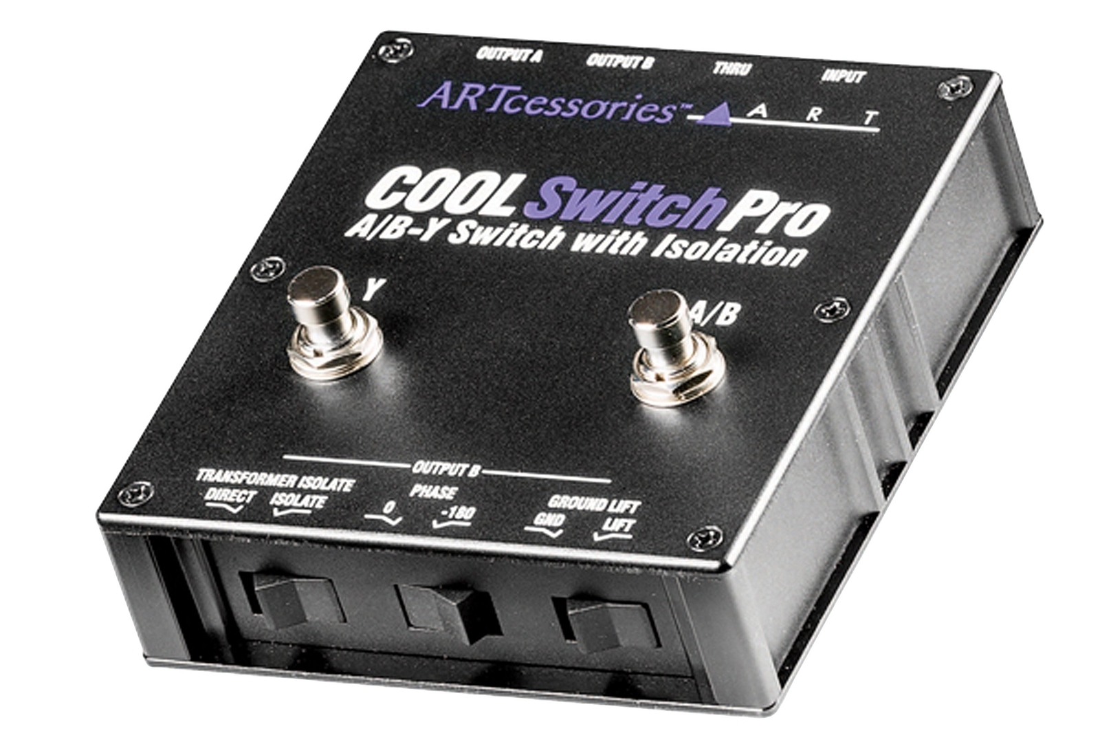 ART CoolSwitchPro Isolated A/B-Y Switch Pedal with Footswitch for Instruments