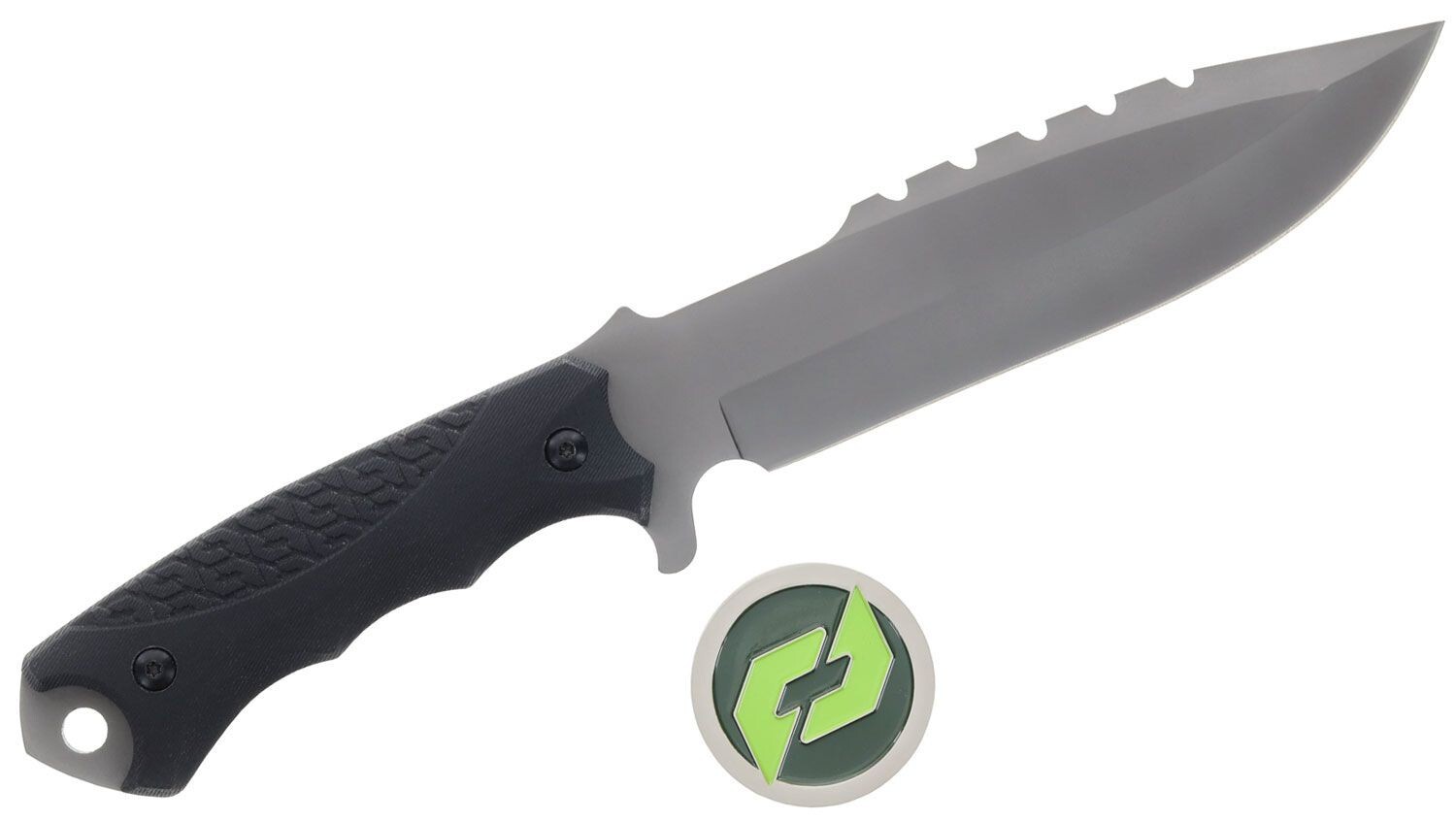 Schrade Extreme Survival AUS-10 Steel G10 Handles, Sheath w/ Sharpener 1182512