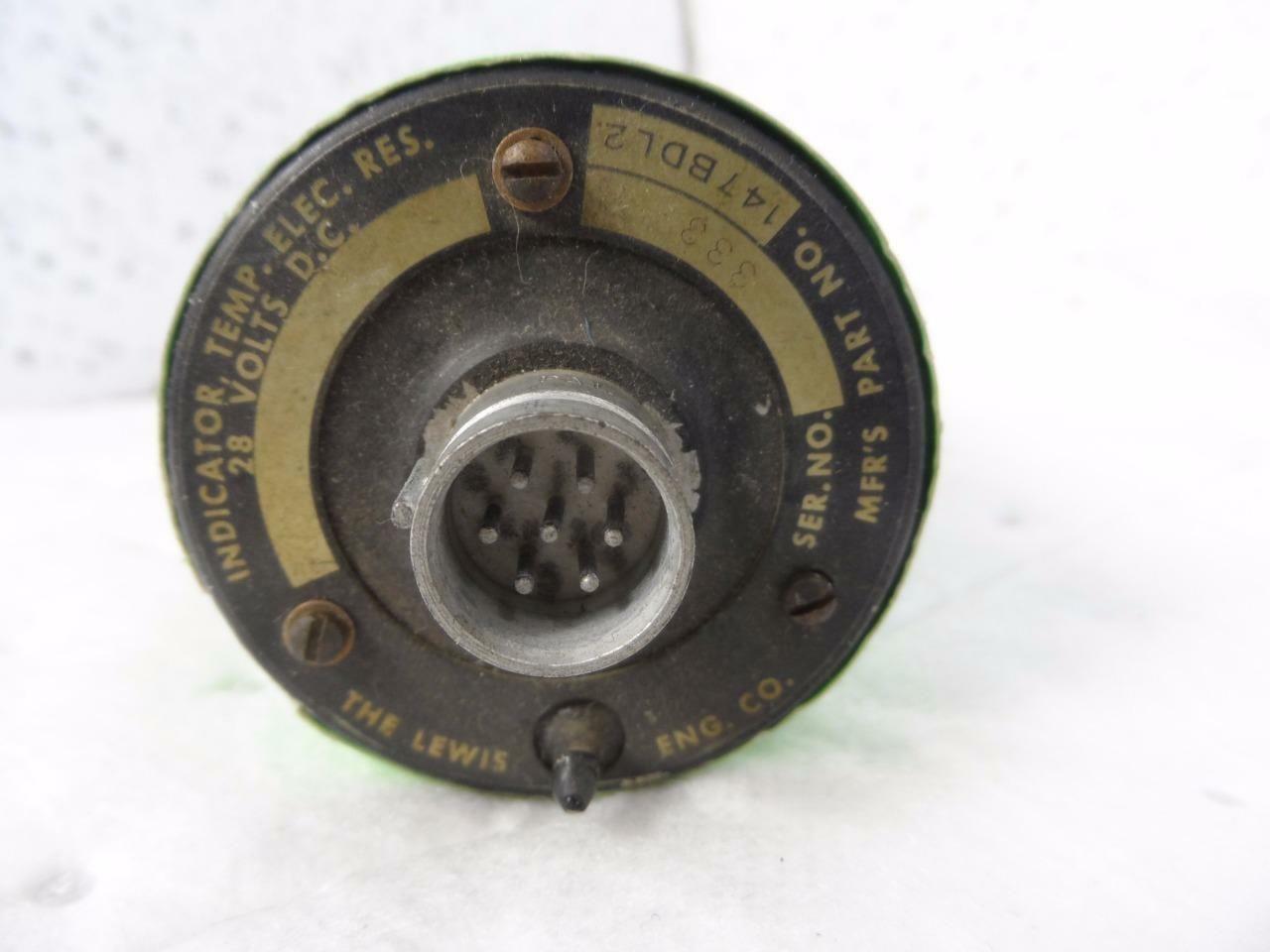 Lewis 147DBL2 Eng. Engine Oil Temp Indicator