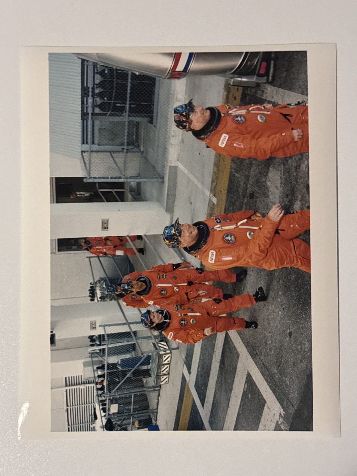 NASA STS-64 Crew Arrives At Launch Pad 39B Press Photo