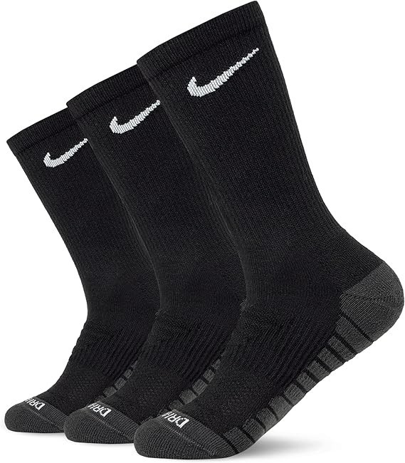 Nike Everyday Max Cushioned Crew Socks (3 Pairs)