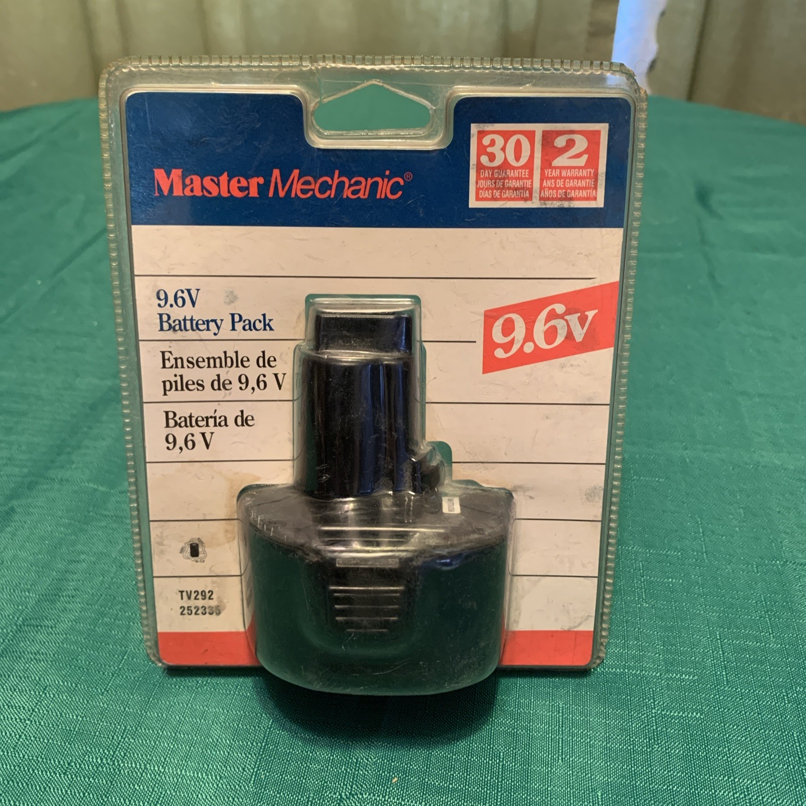 MASTER MECHANIC 9.6v Battery Pack New Sealed