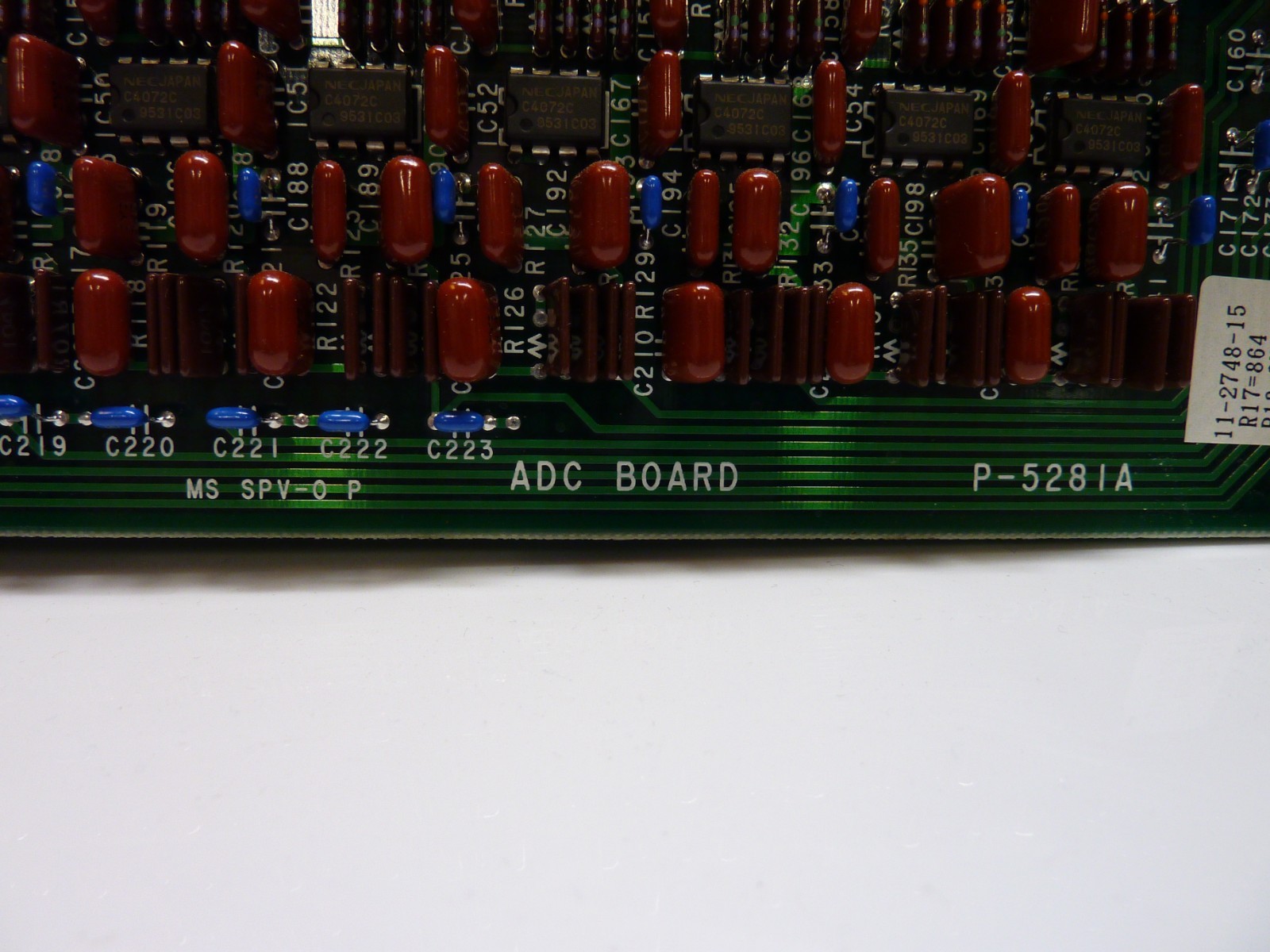 ISHIDA P-5281A ADC ANALOG DIGITAL CONTROL BOARD (32040)