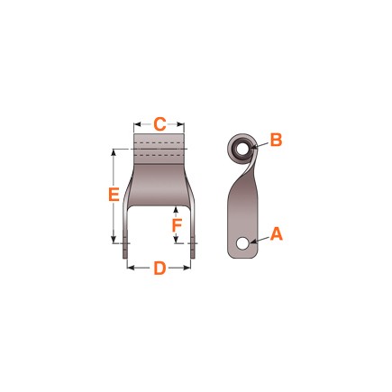 Dayton Parts 330-166 Shackle 15538377 for GMC