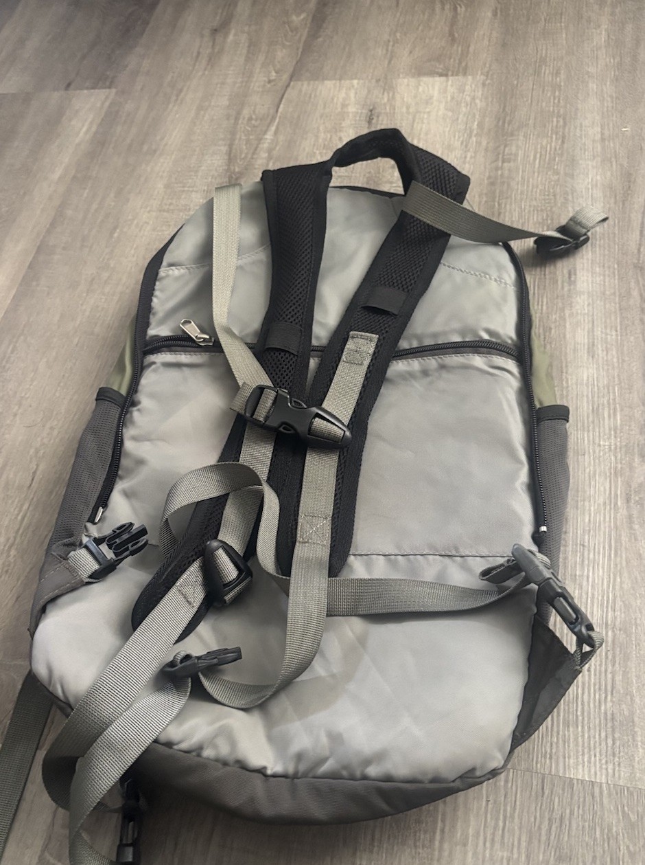 REI Lightweight Hiking Backpack Green Gray