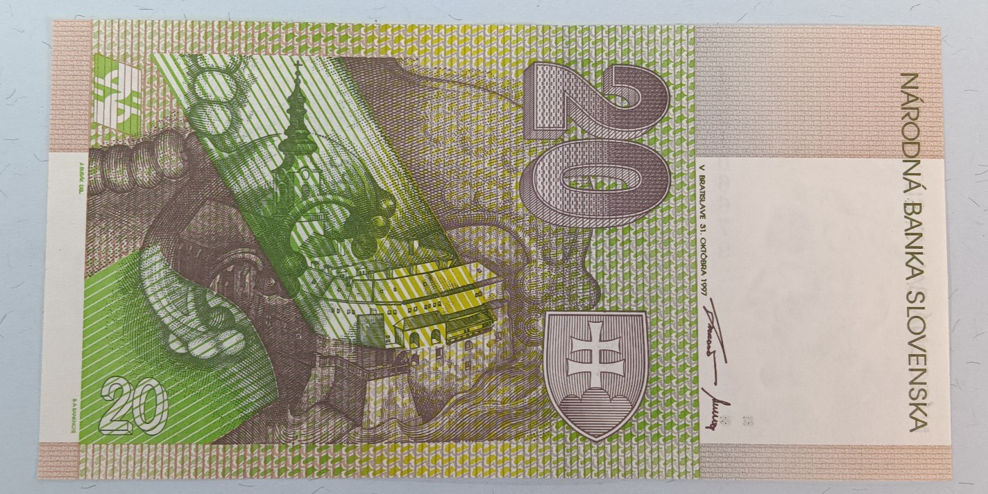 Slovakia 1977 20 Korun UNC