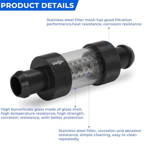 3/4" Universal Filter Inline Heater Core Coolant Filter